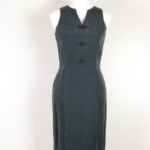 Patrick Collection Kimono Inspired Silk Dress